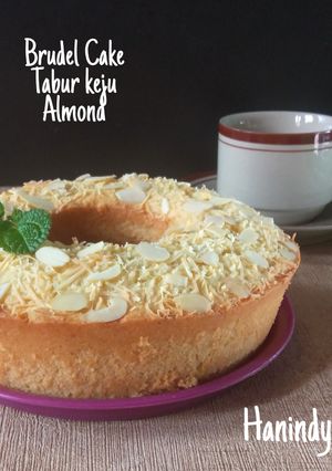Foto resep Brudel Cake Tabur Keju Almond