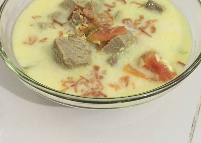 Soto betawi santan susu