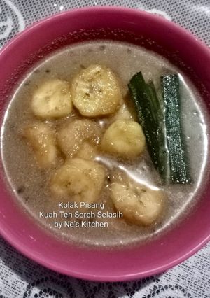 Foto resep Kolak Pisang Kuah Teh Sereh Selasih