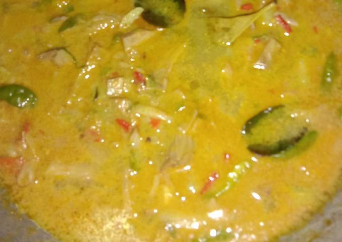 Resep: Sawel(santen tewel) Gampang