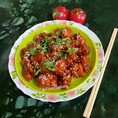 Gobhi (Cauliflower) Manchurian A picture of Gobhi (Cauliflower) Manchurian.