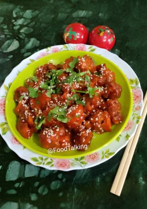 A picture of Gobhi (Cauliflower) Manchurian.
