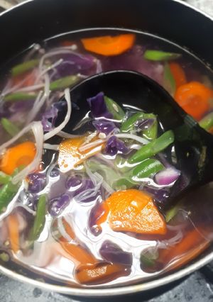 Foto resep Sop Wortel Buncis Enoki