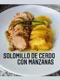 Solomillo de cerdo con manzanas 🥩🍷🍏