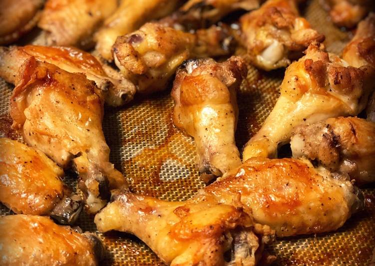 Recipe of Ultimate Crispy Oven Fried Chicken Wings