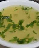 Lemon Coriander Soup