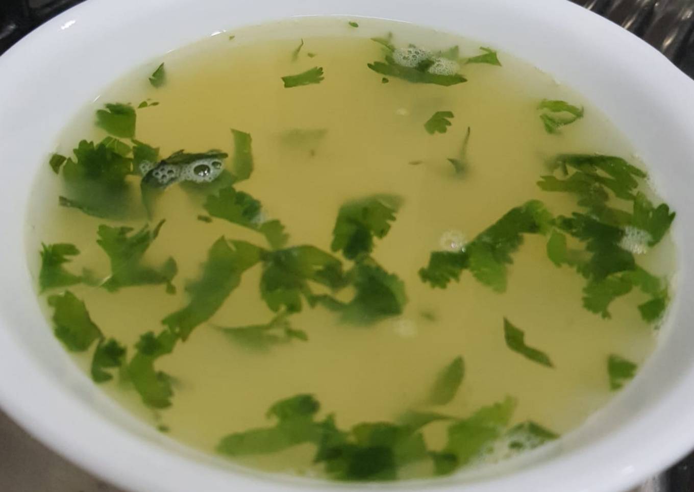 Lemon Coriander Soup