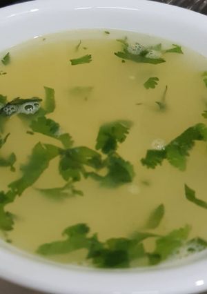 A picture of Lemon Coriander Soup.