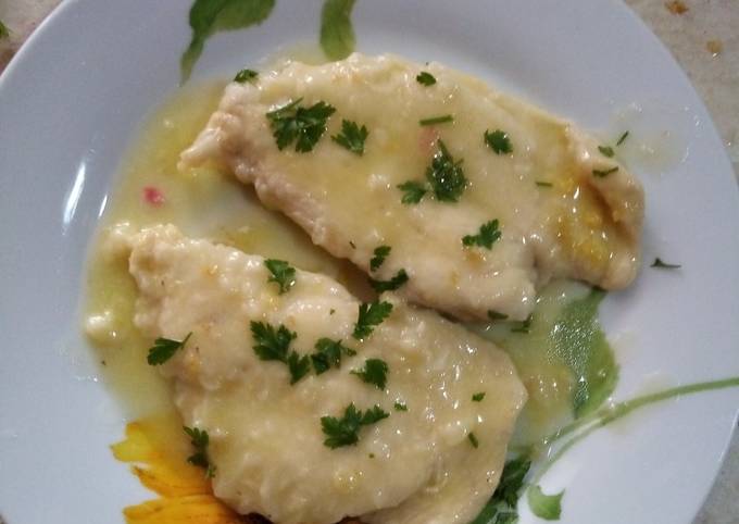 Petti di pollo al limone o arancia
