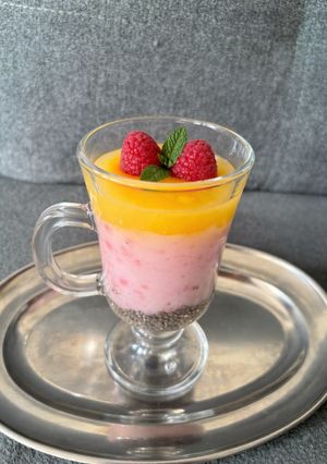 Fibriyás pohárkrém recept fotója