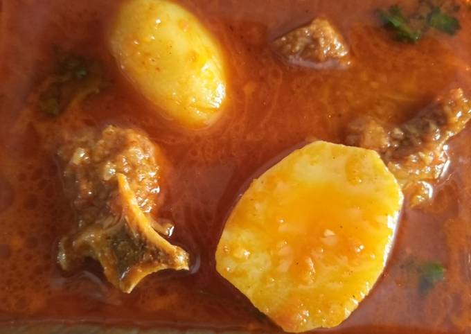 Aloo Gosht Ka Salan Recipe By Shabbir Dalal - Cookpad