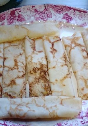 Una foto de Crepes de limón