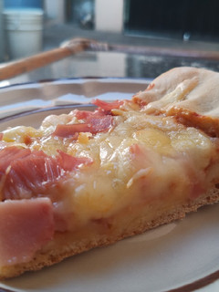 Una foto de Pizza