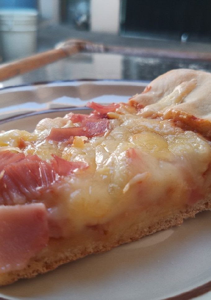 Una foto de Pizza