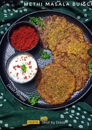 A picture of Methi Masala Biscuit Bhakhri (Kathiyawadi Special).