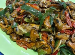 Foto resep Oseng Kerang kijing Batik