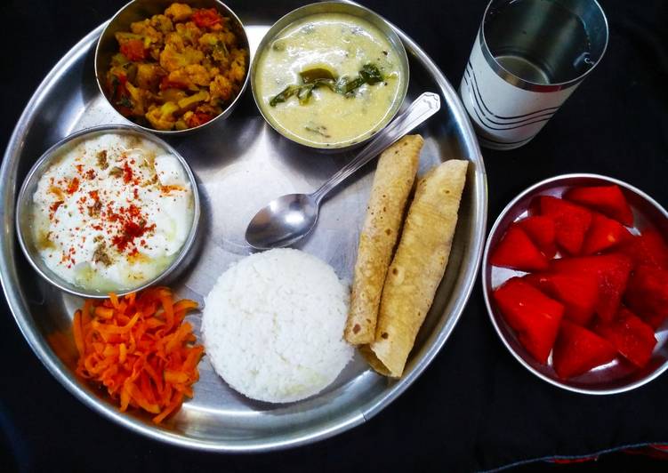 Step-by-Step Guide to Make Speedy Vegetable Thali