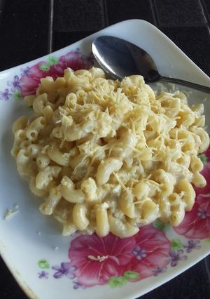 Foto resep Pasta macaroni with mozarella cheese (NO MSG) gax ribet bikinnya
