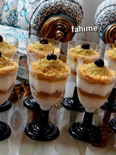 عکسی از دستور دسر محلبی کادایف