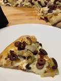 Artichoke, Sun-dried Tomato, and Goat Cheese Pizza