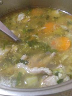 Foto resep Sup ayam pedas