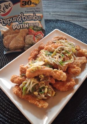 Foto resep Ayam Lapis Tepung Siram Tauge bersama Dapur Kobe