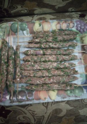 صورة لوصفة الكفته المشوية على الفحم أو الجريل❤️