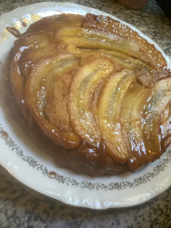Une photo de 💃Cake 🍰banane 🍌 façon tatin🍃🪺
