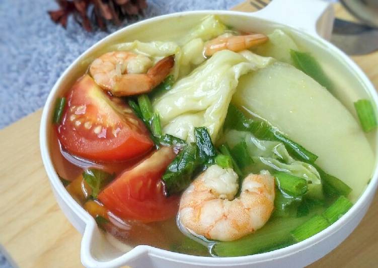 Resep Sup Sayur Udang, Bikin Ngiler