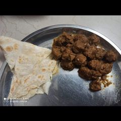 A picture of Spicy Soyabean veg dry sabji.