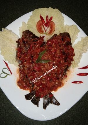 Foto resep 9. Pecak Ikan Baronang