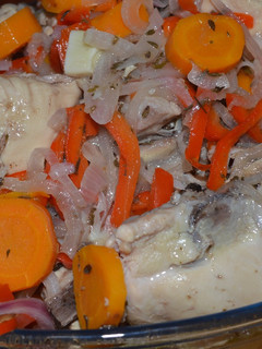 Una foto de Pollo al escabeche