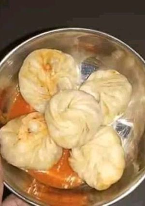A picture of Veg momos.