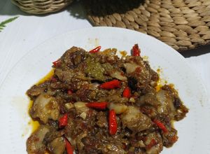 Foto resep Oseng kerang kijing pedas