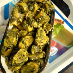 A picture of Patra(alu vadi)Gujarati patra.