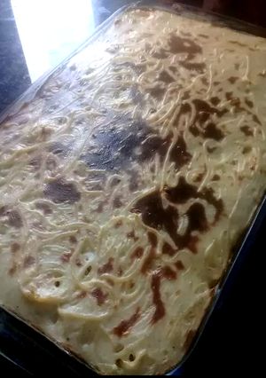 صورة لوصفة معكرونة بالبشاميل