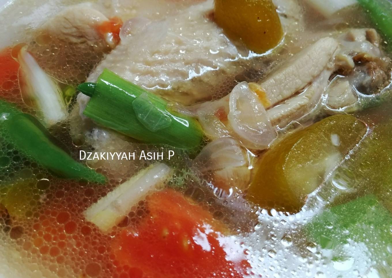 Sop ayam belimbing wuluh
