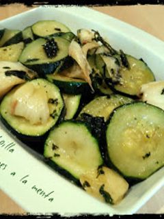 Una foto de Calabacines a la menta