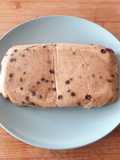 Bizcochito de garbanzos con chocolate