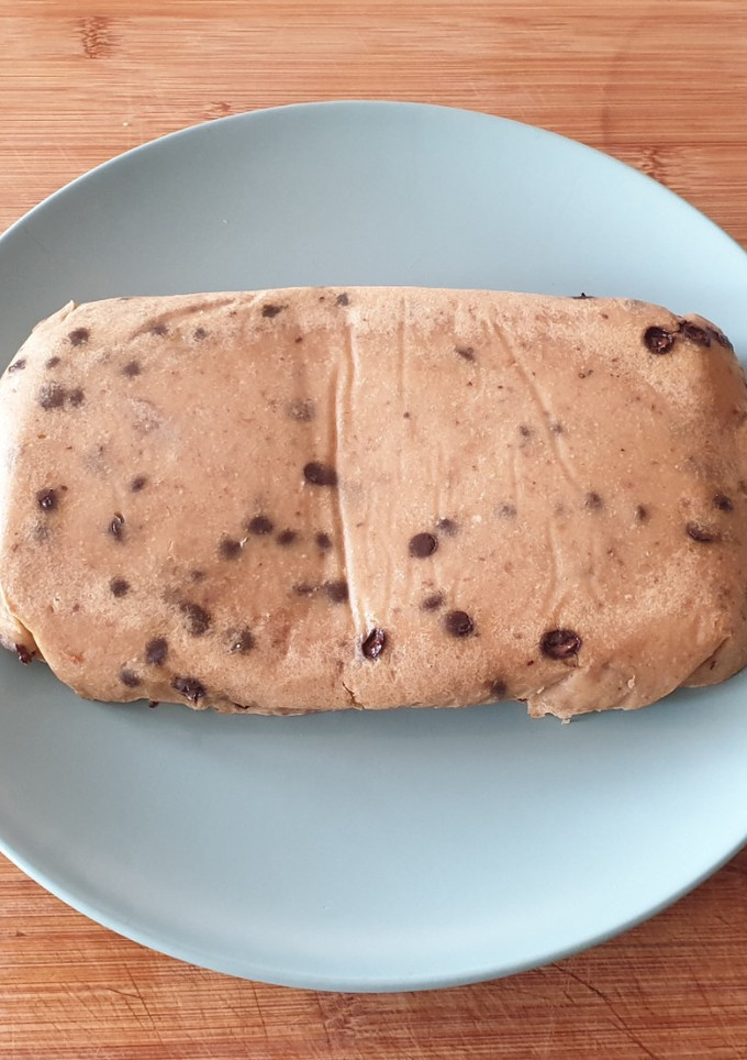 Una foto de Bizcochito de garbanzos con chocolate