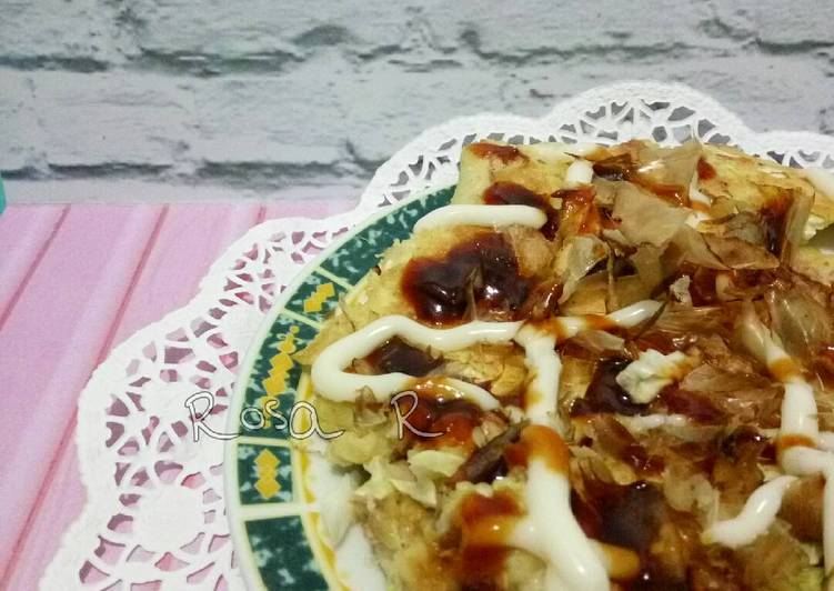 Resep Okonomiyaki Tuna Anti Gagal