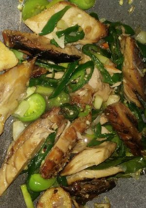 Foto resep Tumis Ikan Tongkol Cabe Hijau