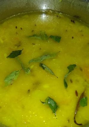 A picture of Lauki Chana Dal.