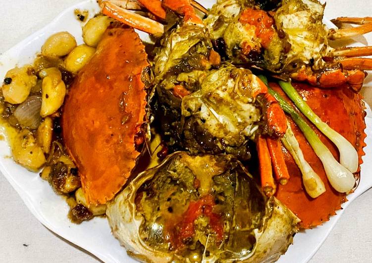 Garlic caramelized crab 🦀
