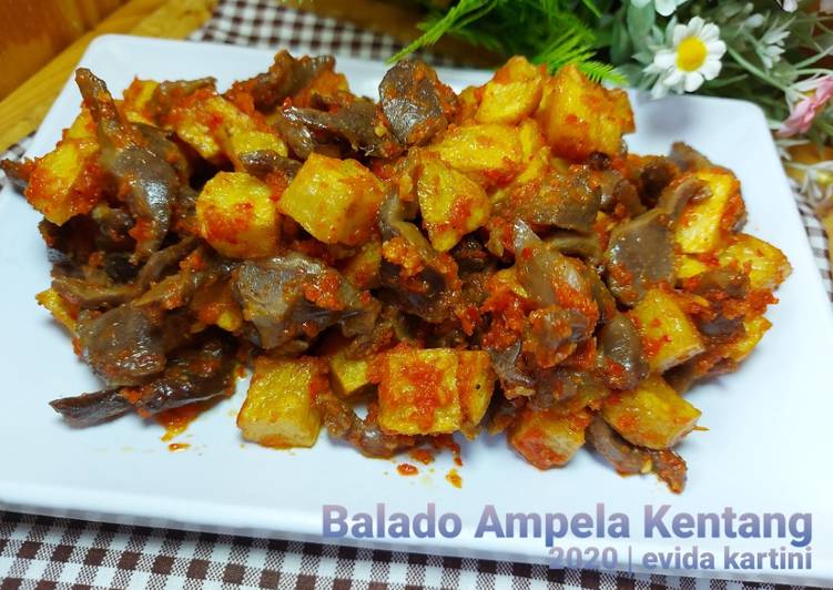 Resep Balado Ampela Kentang Yang Nikmat Resep Masakanpedia