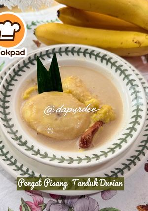 Gambar 👩‍🍳Pengat Pisang Tanduk Durian