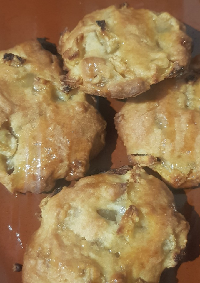 Una foto de Galletas de pera veganas