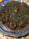 Filet mignon sucré salé à la prune