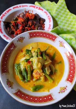 Foto resep Gulai Kacang Panjang & Kol