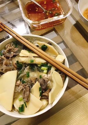 Hình của món Miến vịt.
